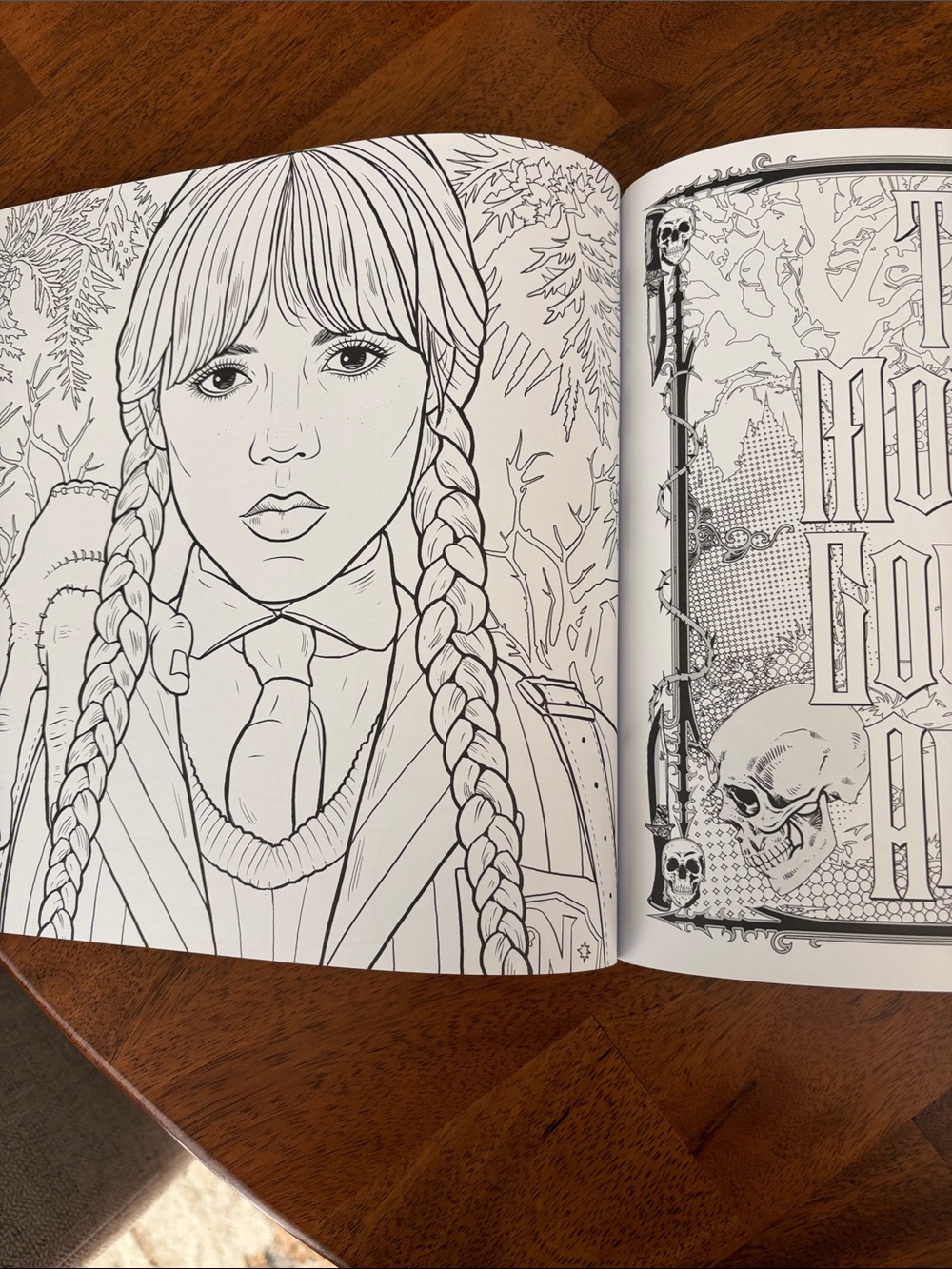Wednesday Official Glow In the Dark Coloring Book -96 pgs - Picture 5 of 9